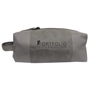 Custom Canvas & Leatherette Dopp Bag