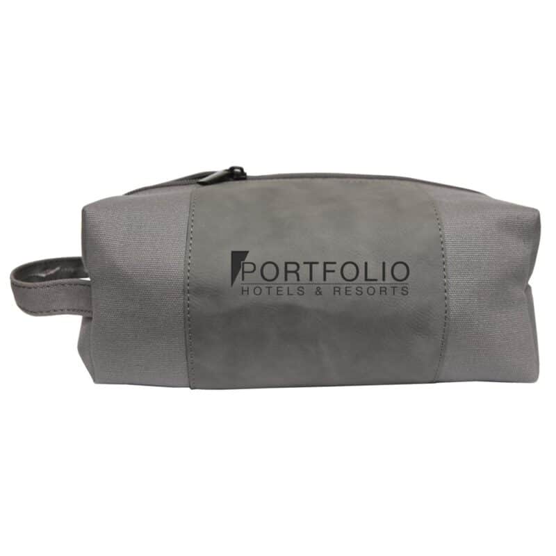 Custom Canvas & Leatherette Dopp Bag