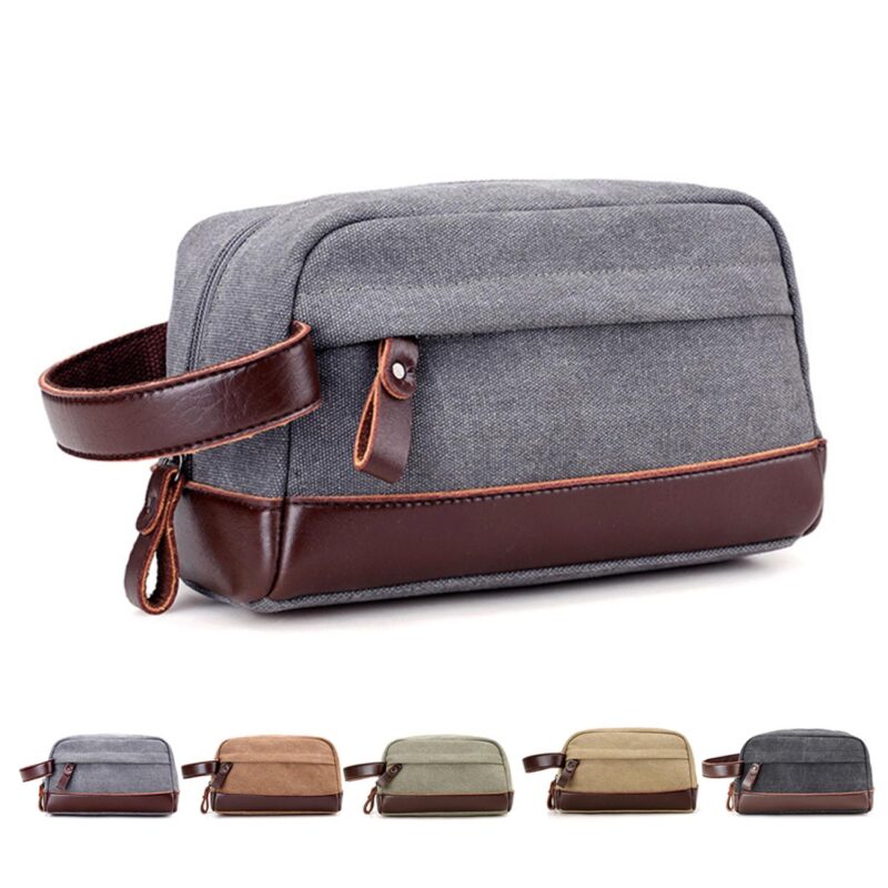 Custom Canvas Toiletry Bag - 1