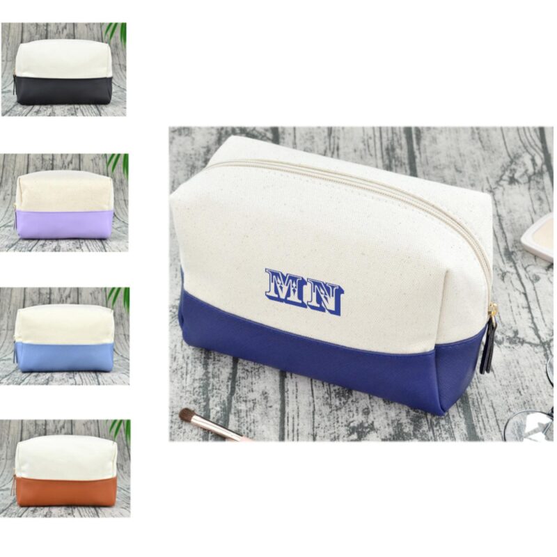 Canvas-Toiletry-Bag-MN193 Custom Canvas Toiletry Bag