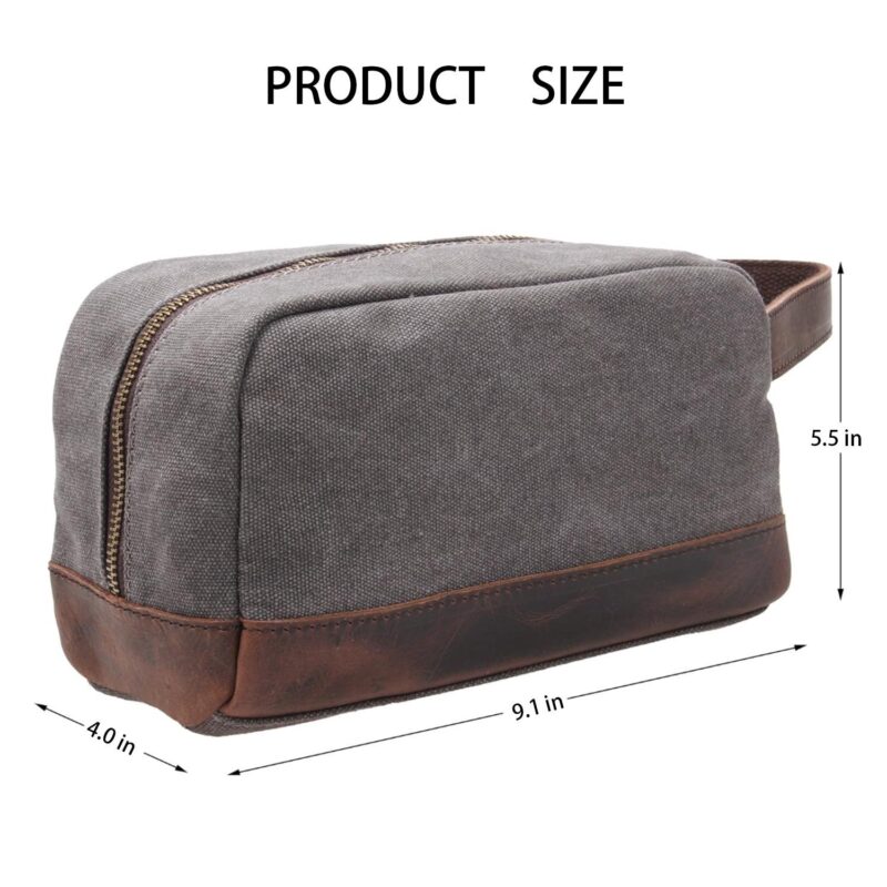 Custom Canvas Travel Dopp Kit - 1