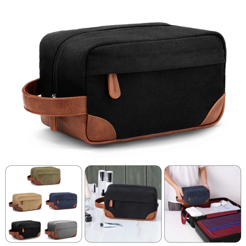 Custom Canvas Travel Toiletry Bag - 1
