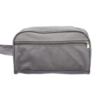 Custom Classic Toiletry Bag w/Handle & Side Zipper Pockets (10" L x 5") - 1