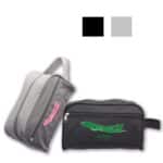 Custom Classic Toiletry Bag w/Handle & Side Zipper Pockets (10" L x 5")