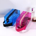 Custom Clear Cosmetic Toiletry Bag With Handle - 5