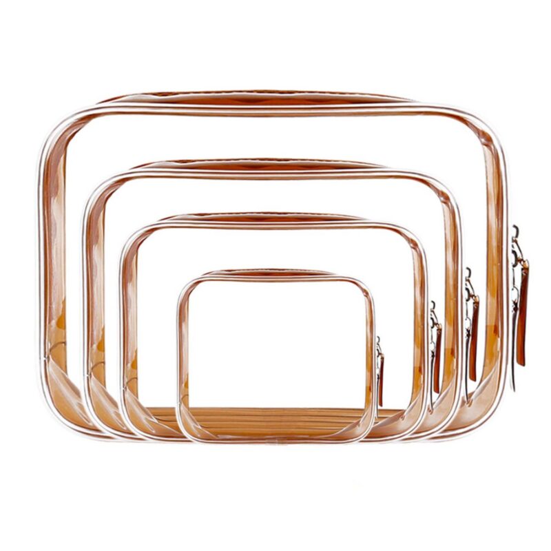 Custom Clear Cosmetic toiletry Bag - 3