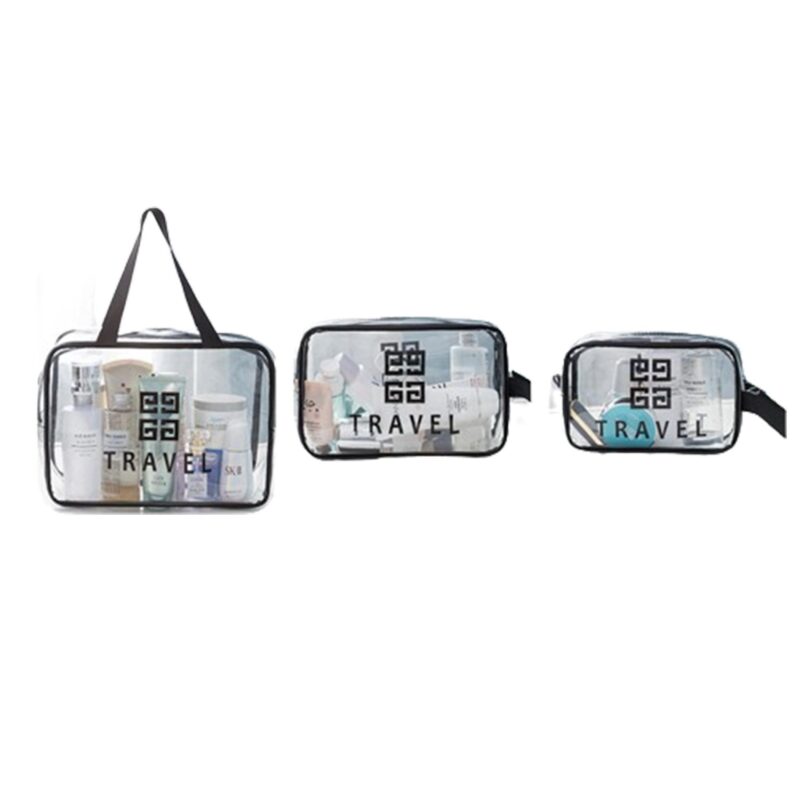 Custom Clear Cosmetics Toiletry Bag - 3