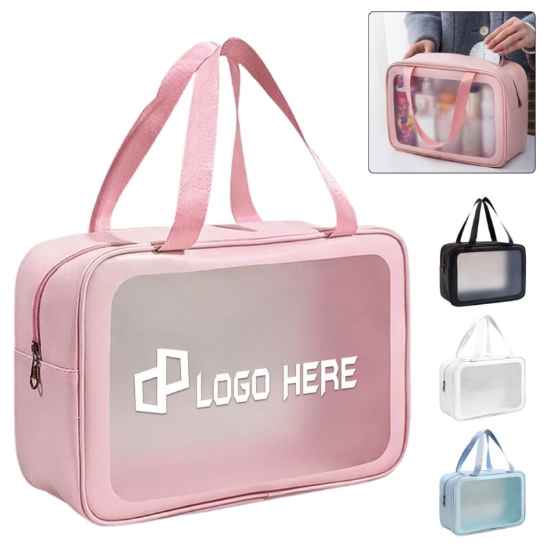 Custom Clear Makeup Travel Toiletry Bag