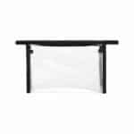 Custom Clear PVC Carry Handle Toiletry Bag with 80GSM Non-Woven Trim - 2