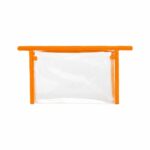 Custom Clear PVC Carry Handle Toiletry Bag with 80GSM Non-Woven Trim - 7