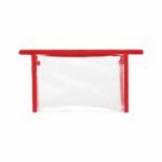 Custom Clear PVC Carry Handle Toiletry Bag with 80GSM Non-Woven Trim - 9