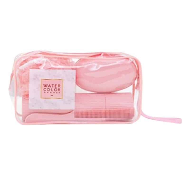 Custom Clear PVC Toiletry Bag Set w/ Travel Accessories - 1