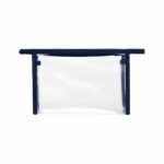 Custom Clear PVC Toiletry Bag with 80GSM Non-Woven Trim - 6