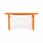 Custom Clear PVC Toiletry Bag with 80GSM Non-Woven Trim - 7