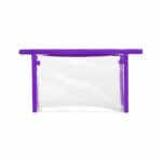 Custom Clear PVC Toiletry Bag with 80GSM Non-Woven Trim - 8
