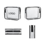 Custom Clear PVC Travel Toiletry Bag