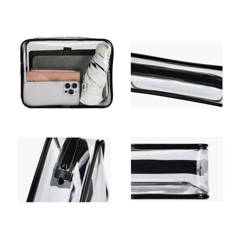 Custom Clear PVC Travel Toiletry Bag - 2