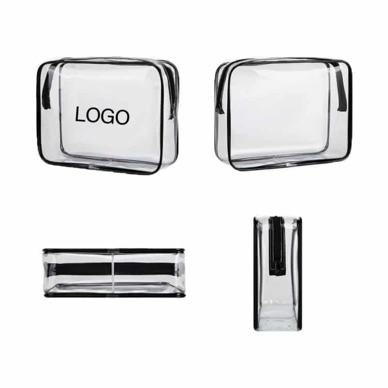 Custom Clear PVC Travel Toiletry Bag