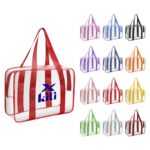 Custom Clear PVC Travel Toiletry Bag With Handle