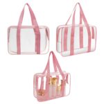 Custom Clear PVC Travel Toiletry Bag With Handle - 2