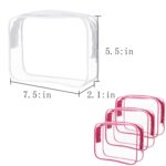 Custom Clear PVC Zipper Travel Toiletry Bag - 1