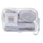 Custom Clear Pvc Toiletry Bag Set W/ Travel Accessories - 4