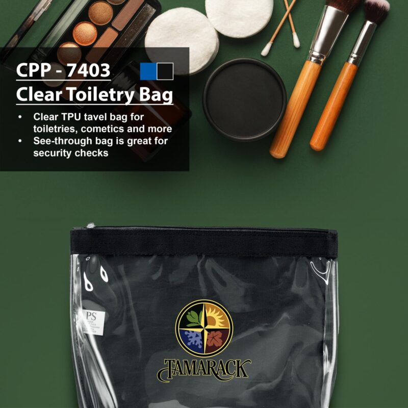 Custom Clear Toiletry Bag - 6