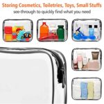 Custom Clear Toiletry Bag Travel Makeup Cosmetic - 2