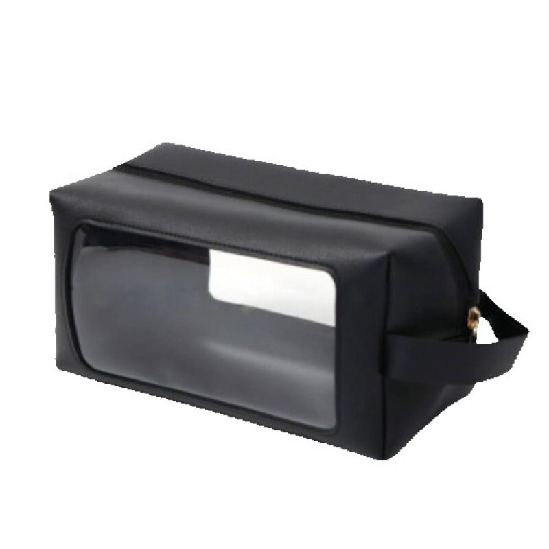 Custom Clear Toiletry Bag w/ Handle Strap - 2