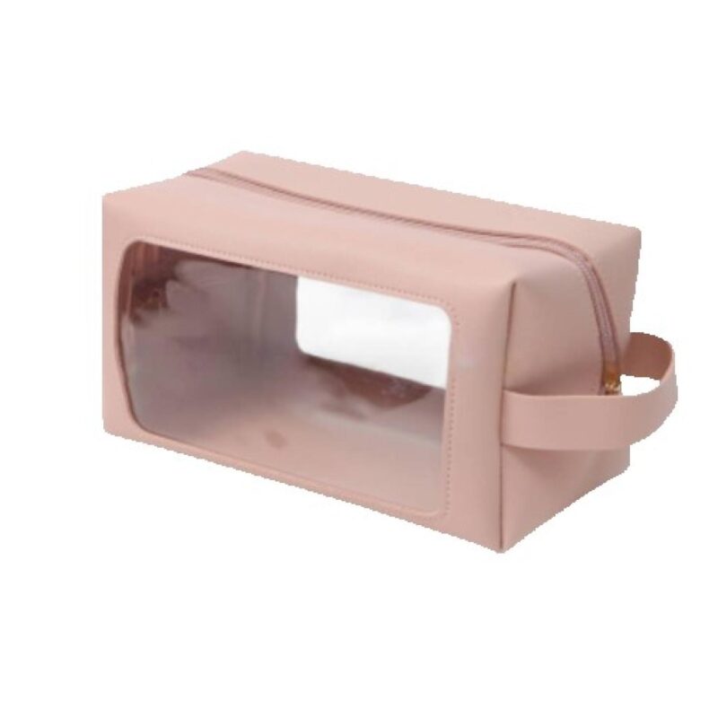Custom Clear Toiletry Bag w/ Handle Strap - 3