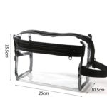 Custom Clear Toiletry Bag with Zipper - 1