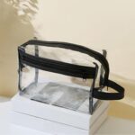 Custom Clear Toiletry Bag with Zipper - 2