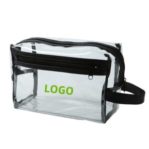 Custom Clear Toiletry Bag with Zipper