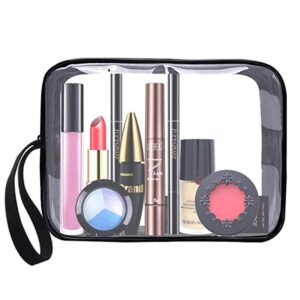 Custom Clear Toiletry Bag with Zipper Travel Cosmetic Bag