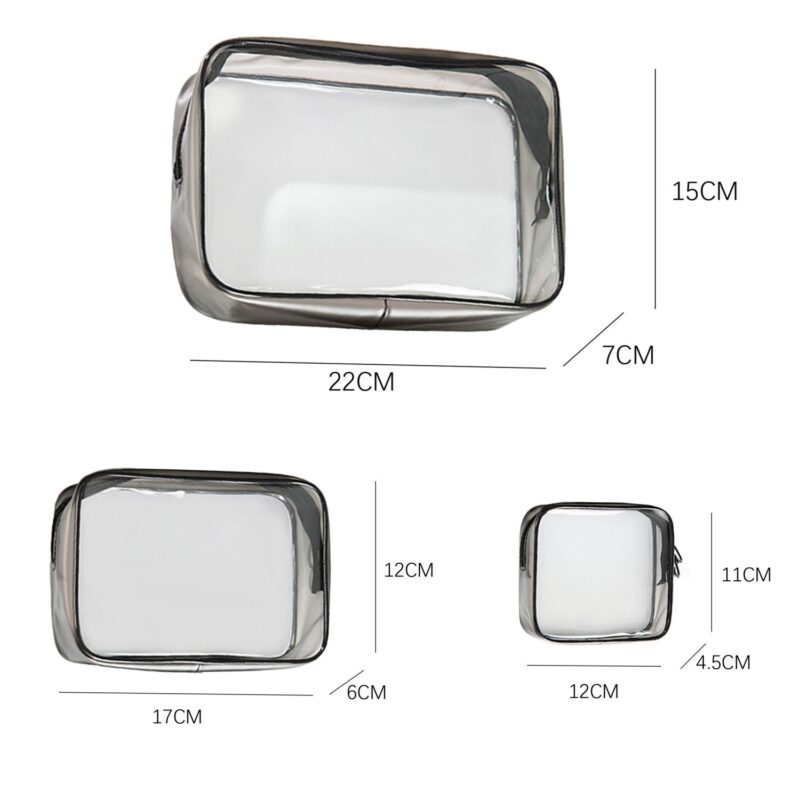 Custom Clear Travel Toiletry Bag - 1