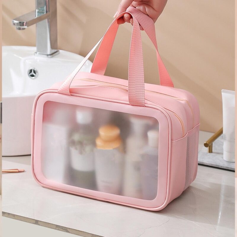 Custom Clear Travel Toiletry Bag - 6