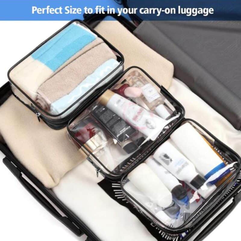 Custom Clear Travel Toiletry Bag - 5