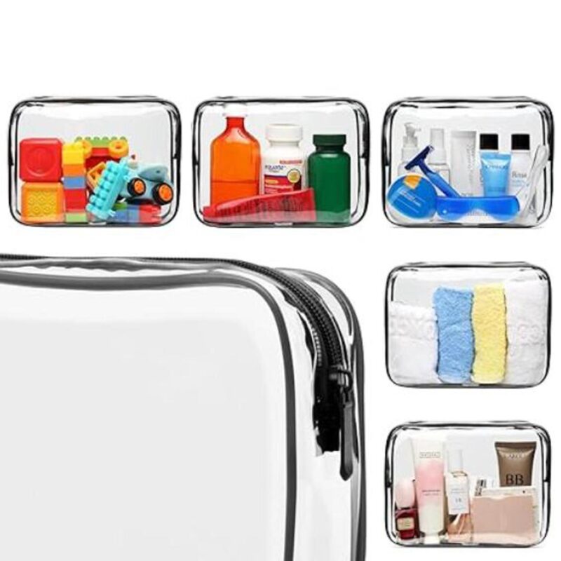 Custom Clear Travel Toiletry Bag - 6