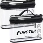 Custom Clear Travel Toiletry Bag - Waterproof PVC Cosmetic Organizer With Handle