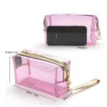 Custom Clear Travel Toiletry Bag/ Waterproof PVC Makeup Bag - 1