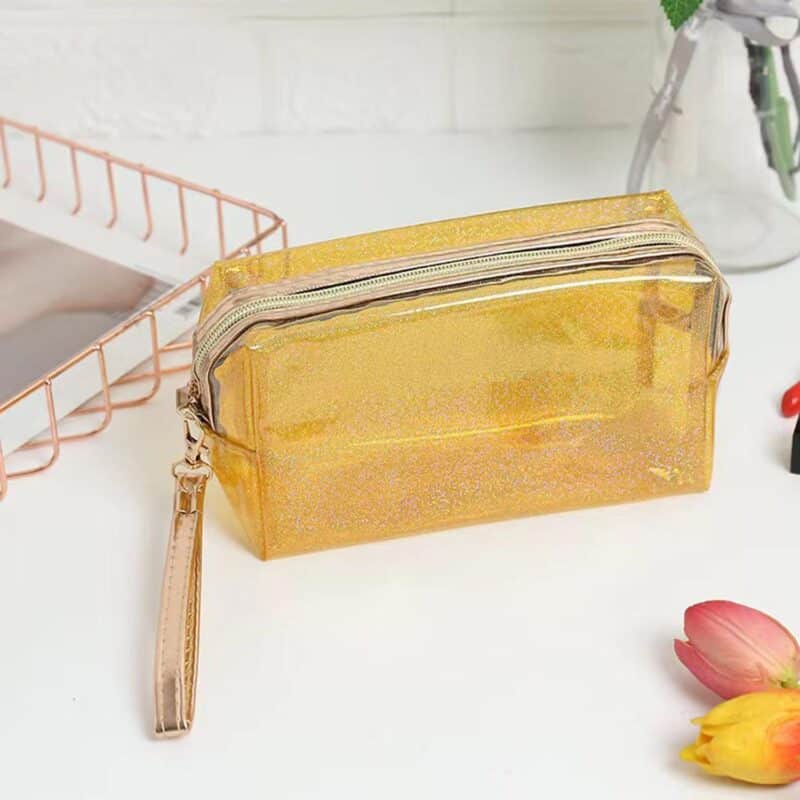 Custom Clear Travel Toiletry Bag/ Waterproof PVC Makeup Bag - 5