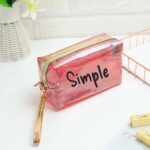 Custom Clear Travel Toiletry Bag/ Waterproof PVC Makeup Bag - 6