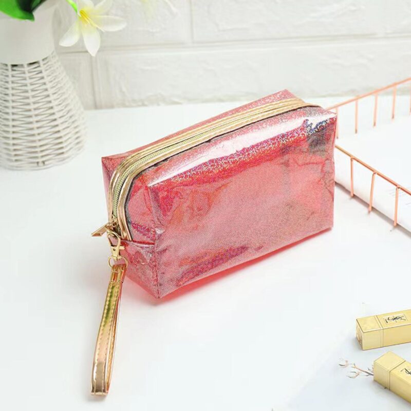 Custom Clear Travel Toiletry Bag/ Waterproof PVC Makeup Bag - 7