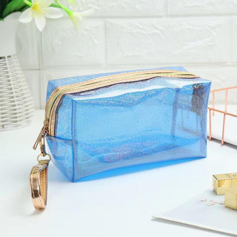 Custom Clear Travel Toiletry Bag/ Waterproof PVC Makeup Bag - 9