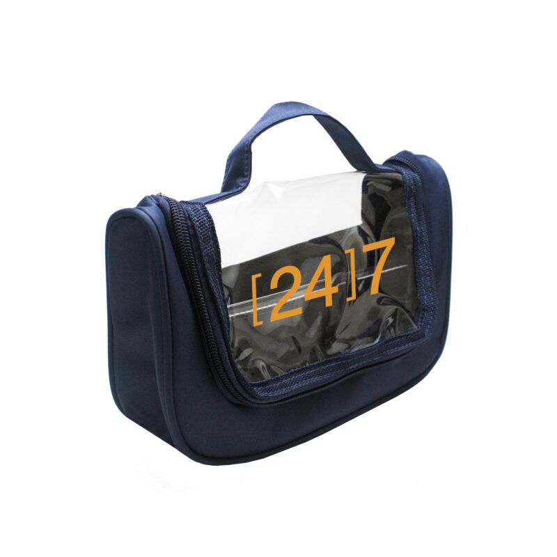 Custom Clear View Hanging Toiletry Bag - 1