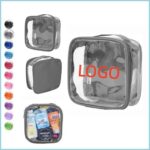 Custom Clear Vinyl Travel Toiletry Bag