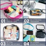 Custom Clear Vinyl Travel Toiletry Bag - 3