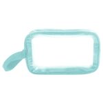 Custom Clear Waterproof Travel Toiletry Bag - Zippered Cosmetic Organizer for Sports & Gym - 2