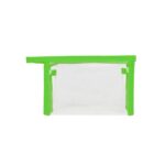 Custom Clear Zippered Toiletry Bag W/ Handle 6.3"x4"x1.5" - 6