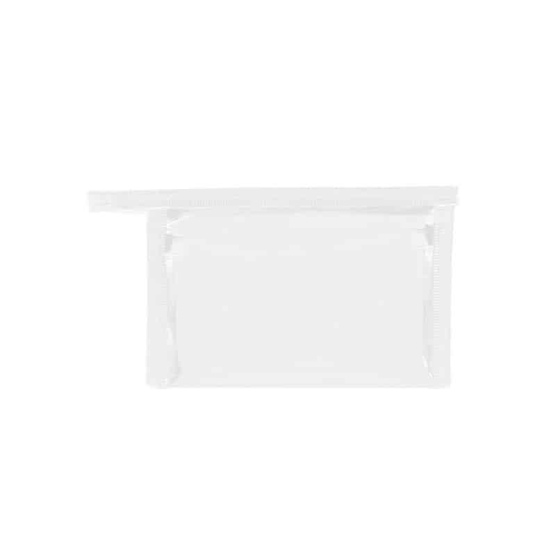 Custom Clear Zippered Toiletry Bag W/ Handle 6.3"x4"x1.5" - 7